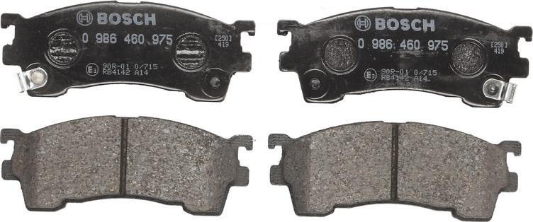 BOSCH 0 986 460 975 — Zestaw klocków hamulcowych, hamulce tarczowe