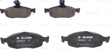 BOSCH 0 986 460 971 — Zestaw klocków hamulcowych, hamulce tarczowe