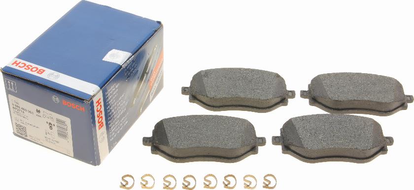 BOSCH 0 986 460 063 — Zestaw klocków hamulcowych, hamulce tarczowe