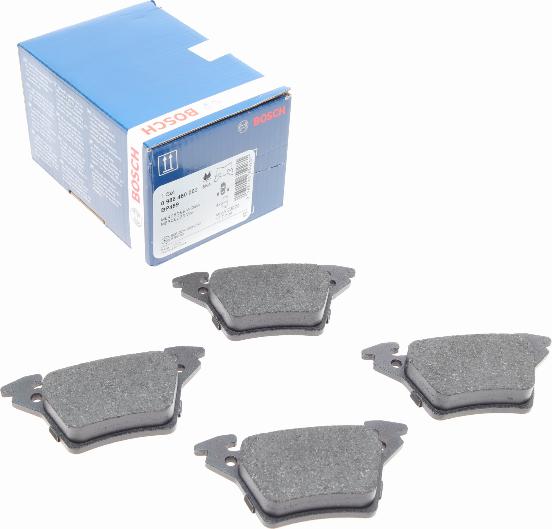 BOSCH 0 986 460 002 — Zestaw klocków hamulcowych, hamulce tarczowe