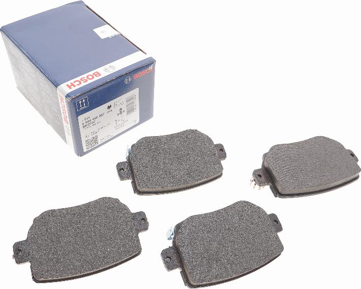 BOSCH 0 986 460 087 — Zestaw klocków hamulcowych, hamulce tarczowe