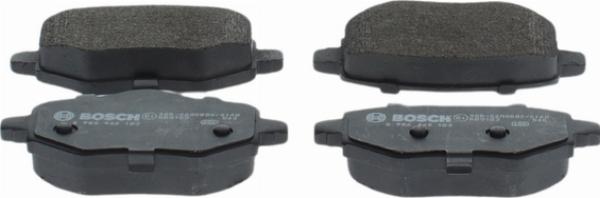 BOSCH 0 986 460 183 — Zestaw klocków hamulcowych, hamulce tarczowe