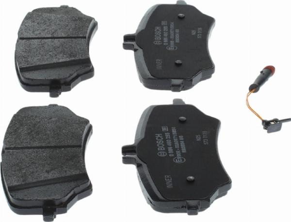 BOSCH 0 986 460 255 - Klocek hamulcowy kpl.