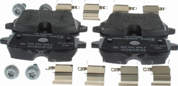 BOSCH 0 986 460 280 - Klocek hamulcowy kpl.