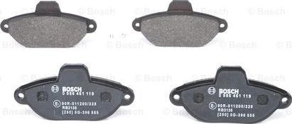 BOSCH 0 986 461 119 - Klocek hamulcowy kpl.
