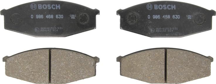 BOSCH 0 986 468 630 — Zestaw klocków hamulcowych, hamulce tarczowe