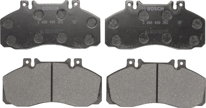 BOSCH 0 986 468 350 — Zestaw klocków hamulcowych, hamulce tarczowe