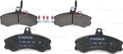 BOSCH 0 986 467 411 - KLOCKI HAM. CITROEN P. C25 1.9-2.5 D 81-94