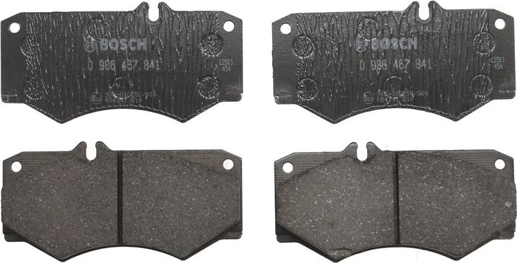 BOSCH 0 986 467 841 — Zestaw klocków hamulcowych, hamulce tarczowe