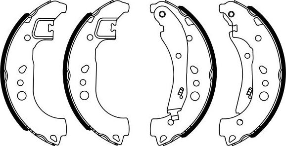 BOSCH 0 986 487 959 — Zestaw szczęk hamulcowych
