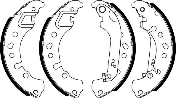 BOSCH 0 986 487 961 — Zestaw szczęk hamulcowych