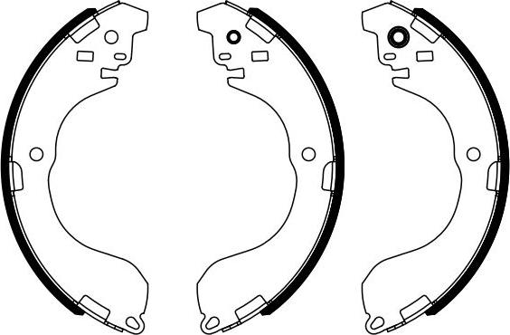BOSCH 0 986 487 962 — Zestaw szczęk hamulcowych