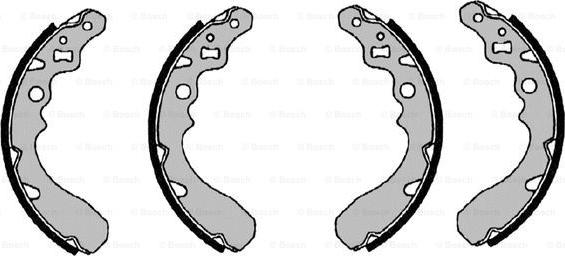 BOSCH 0 986 487 504 - SZCZĘKI HAM. DAIHATSU CUORE-SIRION 0.8-1.3 85-05