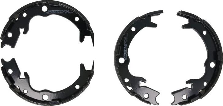 BOSCH 0 986 487 686 — Zestaw szczęk hamulcowych, hamulec postojowy