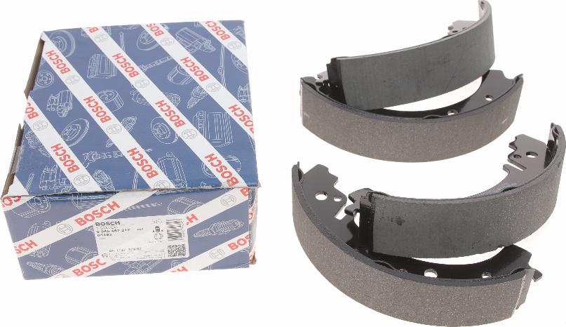 BOSCH 0 986 487 217 — Zestaw szczęk hamulcowych
