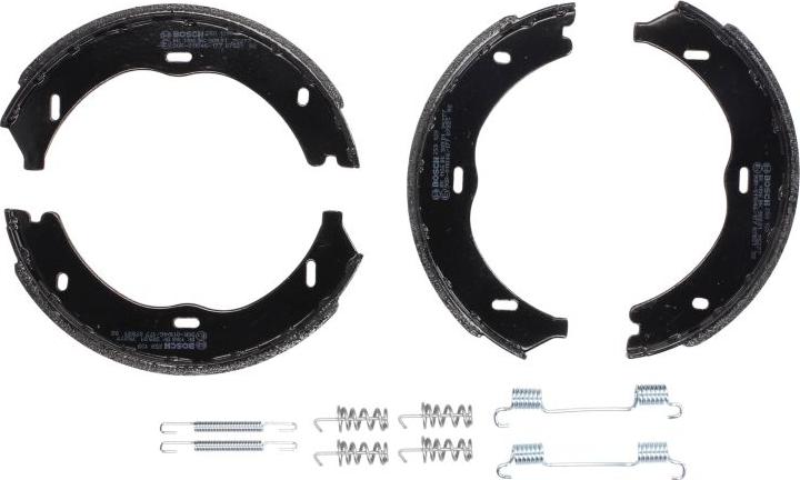 BOSCH 0 986 487 718 — Zestaw szczęk hamulcowych, hamulec postojowy