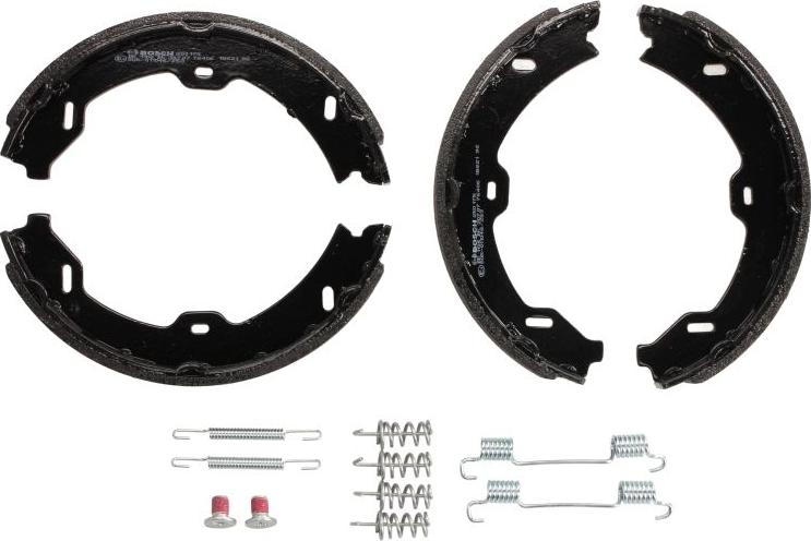 BOSCH 0 986 487 725 — Zestaw szczęk hamulcowych, hamulec postojowy
