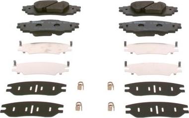 BOSCH 0 986 424 927 — Zestaw klocków hamulcowych, hamulce tarczowe