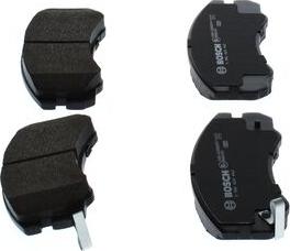 BOSCH 0 986 424 442 - Zestaw klocków hamulcowych, hamulce tarczowe