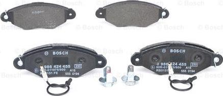 BOSCH 0 986 424 455 - Klocek hamulcowy kpl.