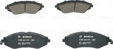 BOSCH 0 986 424 474 - Klocek hamulcowy kpl.