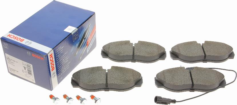 BOSCH 0 986 424 556 — Zestaw klocków hamulcowych, hamulce tarczowe