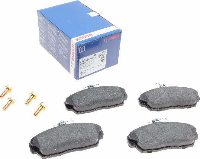 BOSCH 0 986 424 566 — Zestaw klocków hamulcowych, hamulce tarczowe