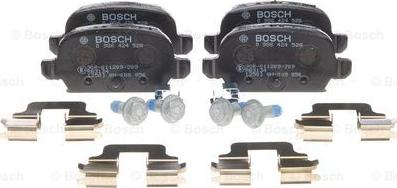 BOSCH 0 986 424 528 — Zestaw klocków hamulcowych, hamulce tarczowe