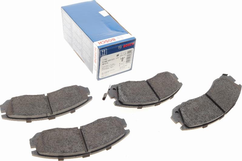 BOSCH 0 986 424 523 — Zestaw klocków hamulcowych, hamulce tarczowe