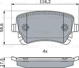 Textar 2332611 - KLOCKI HAM. BENTLEY T. CONTINENTAL-FLYING SPUR 4.0-6.0 05-