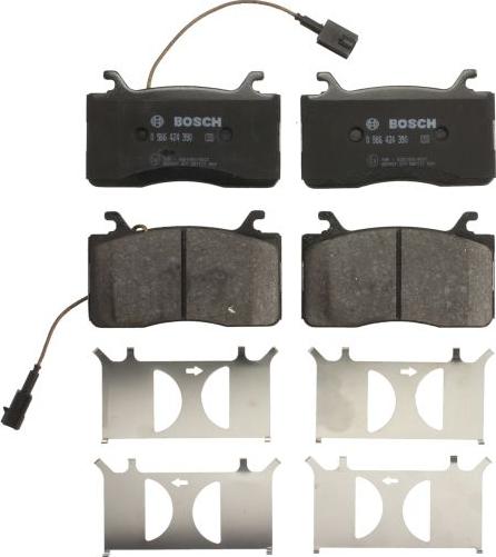 BOSCH 0 986 424 390 — Zestaw klocków hamulcowych, hamulce tarczowe