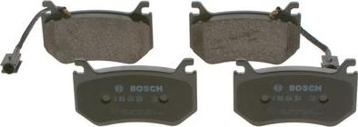 BOSCH 0 986 424 384 — Zestaw klocków hamulcowych, hamulce tarczowe