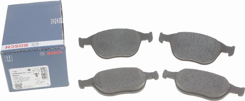BOSCH 0 986 424 701 — Zestaw klocków hamulcowych, hamulce tarczowe