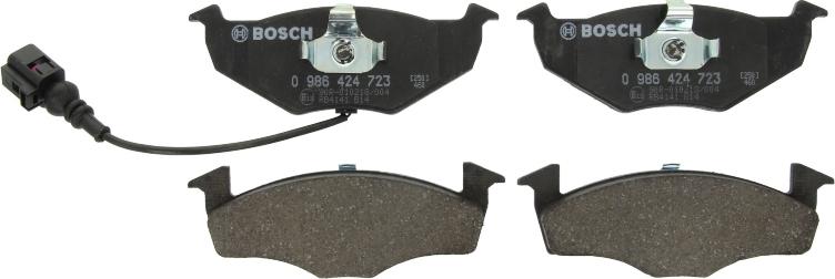 BOSCH 0 986 424 723 — Zestaw klocków hamulcowych, hamulce tarczowe