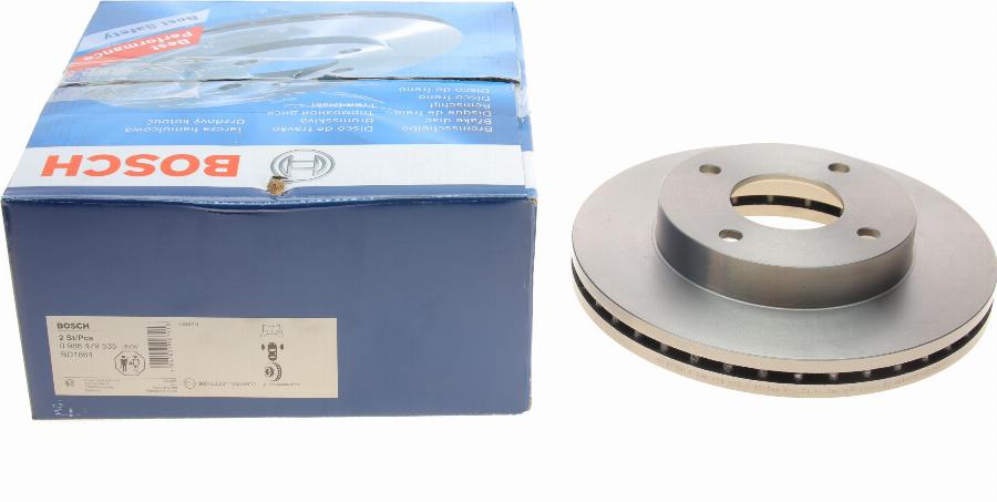 BOSCH 0 986 479 535 — Tarcza hamulcowa