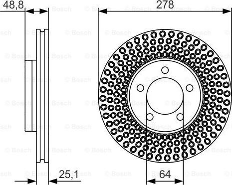 BOSCH 0 986 479 699 — Tarcza hamulcowa