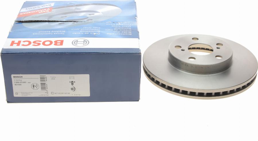 BOSCH 0 986 479 663 — Tarcza hamulcowa