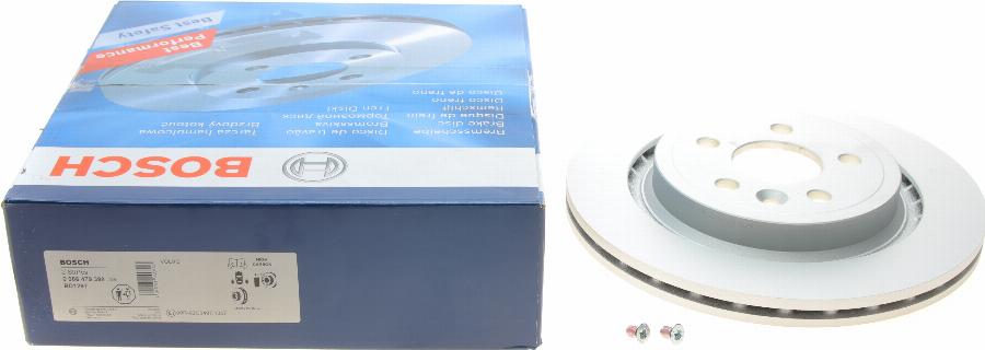 BOSCH 0 986 479 398 — Tarcza hamulcowa