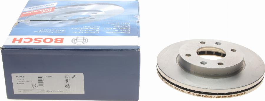 BOSCH 0 986 479 207 — Tarcza hamulcowa