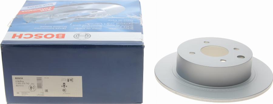 BOSCH 0 986 479 742 — Tarcza hamulcowa