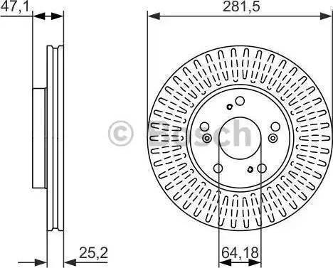 TRW DF4456 - Tarcza hamulcowa