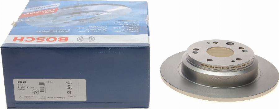 BOSCH 0 986 479 A91 — Tarcza hamulcowa