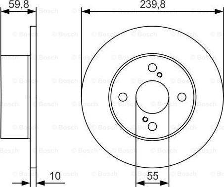 Textar 92136000 - TARCZA HAM. TOYOTA T. COROLLA