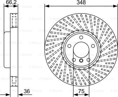 BOSCH 0 986 479 W20 — Tarcza hamulcowa