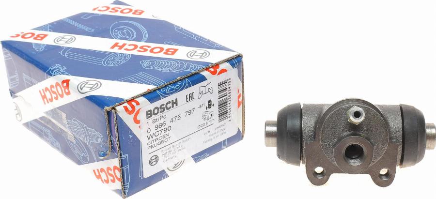 BOSCH 0 986 475 797 — Cylinderek hamulcowy