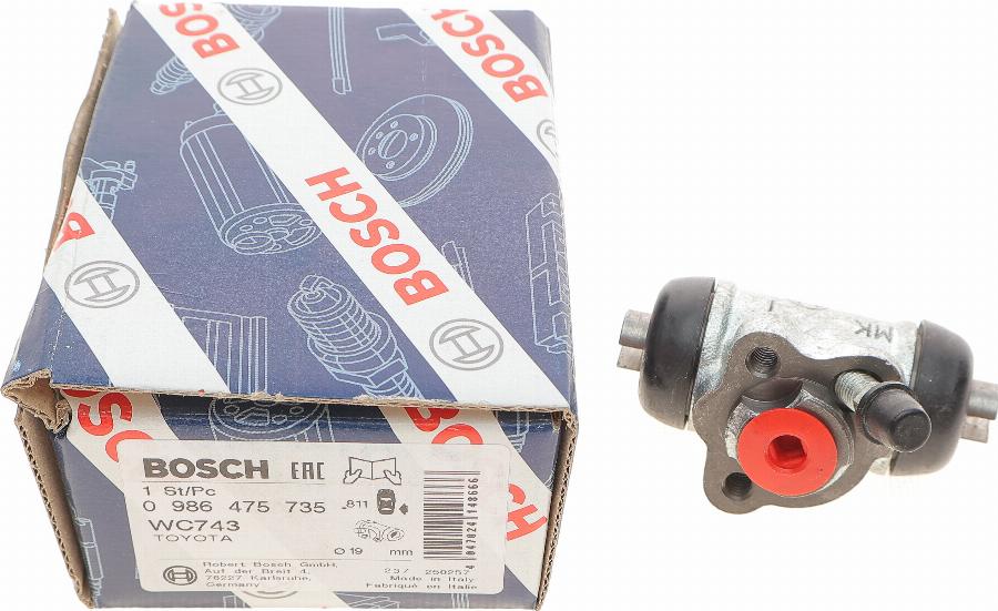 BOSCH 0 986 475 735 — Cylinderek hamulcowy