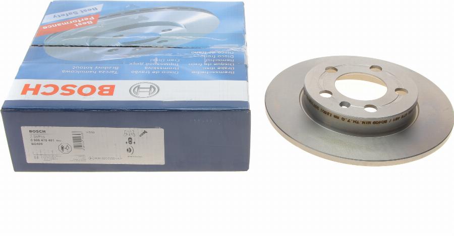 BOSCH 0 986 478 481 — Tarcza hamulcowa