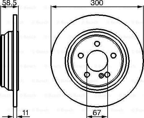 BOSCH 0 986 478 472 — Tarcza hamulcowa