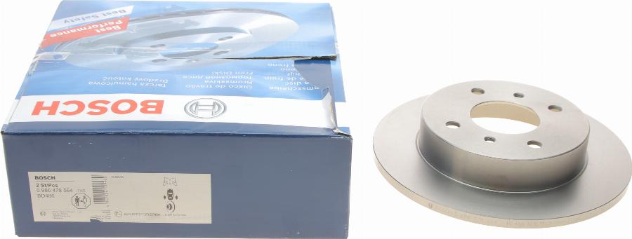 BOSCH 0 986 478 564 — Tarcza hamulcowa