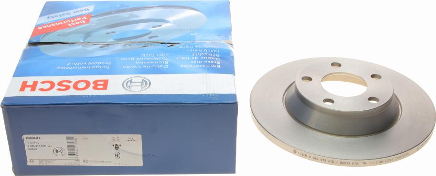 BOSCH 0 986 478 615 — Tarcza hamulcowa